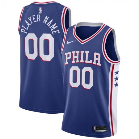 Maillot Basket Philadelphia 76ers Personnalisé 2020-21 Nike Icon Edition Swingman - Homme